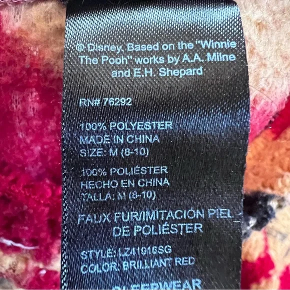 💚Disney Winnie the Pooh fleece top - Picture 4 of 5